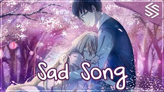 Nightcore  Sad Song Switching Vocals  Lyrics [upl. by Adleremse799]