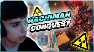 HACHIMAN ADC  GAMEPLAY DE CALIDAD  TottiGR  SMITE MASTER RANKED CONQUEST SEASON 11 [upl. by Ociredef]