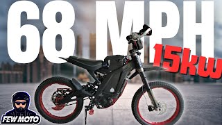 72V SurRon Top Speed Test 15kw of Insanity [upl. by Elisee]