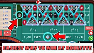 EASIEST WAY TO WIN AT ROULETTE  ROULETTE STRATEGY TO WIN MONEY VIRAL CASINO [upl. by Bathesda951]