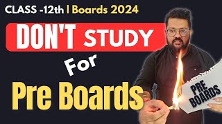 Class 12 Boards 2024  How to Study for Pre Boards  98 in Class 12 Chemistry  Bharat Panchal Sir [upl. by Ardella]