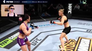 UFC 190 Ronda Rousey vs Bethe Correia FULL FIGHT HIGHLIGHTS EA Sports UFC [upl. by Towne]