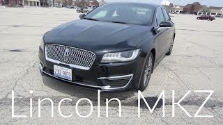 2017 Lincoln MKZ Select  Full Rental Car Review and Test Drive [upl. by Cynthia]