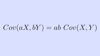 Covariance of Scaled Random Variables [upl. by Ahsinnek]