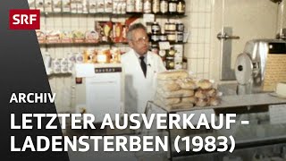 Ladensterben 1983  Konsumgesellschaft Schweiz  SRF Archiv [upl. by Noelc635]