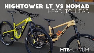 2018 Santa Cruz Hightower LT vs Nomad [upl. by Pearce]