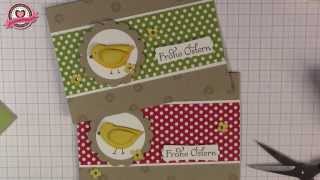 Tutorial Osterkarte basteln mit Stampin Up [upl. by Elletsyrc]