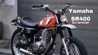 Yamaha SR400 Custom Scrambler by Huytocdai [upl. by Shanks]