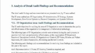 Audit Report Model and Sample [upl. by Ahsiugal996]