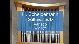 H Scheidemann Galliarda ex D Variatio WV 107 [upl. by Towbin468]