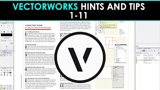 Vectorworks Hints amp Tips 111 [upl. by Bale768]