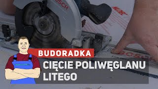 Cięcie poliwęglanu litego pleksi itp [upl. by Ahcas913]