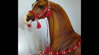 TOUCH OF CLASS MODEL HORSE TACK ARABIAN HALTERS [upl. by Renzo113]