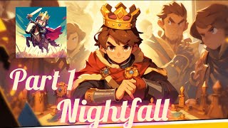 Nightfall Kingdom Frontier TD gameplay walkthrough part 1 [upl. by Eiramnaej]