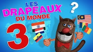 Apprendre aux enfants les Drapeaux du monde Learn world flags for kids Serie 03 4k [upl. by Oiromed]