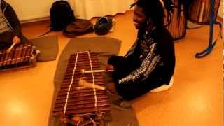 Balafon Workshop Bonn Djeli Modou Kouyaté 0212 [upl. by Ahseneuq]