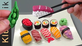 Cartoon sushi for Dinner  klunatik studio ghibli food [upl. by Nnaed]