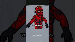 Darth Maul’s Dirty Little Secret 👀meme starwars starwarsanimation [upl. by Femmine]