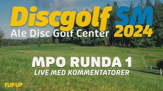 SM i Discgolf 2024 LIVE MPO R1 [upl. by Eiba]