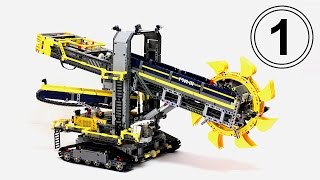 ЛЕГО Техник 42055 Роторный Экскаватор – Обзор 1  LEGO Technic Bucket Wheel Excavator – Review 1 [upl. by Einegue]