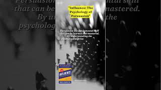 Influence The Psychology of Persuasion bookfluencer motivation [upl. by Esenej]