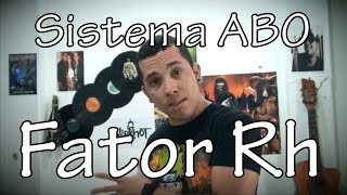 Sistema ABO e Fator Rh  A melhor aqui do YOUTUBE  Biologia com Patrick Gomes [upl. by Amarette]