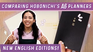 Ashleys Hobonichi A6 English Planner Comparison HON Original amp Techo Planner [upl. by Assilram]