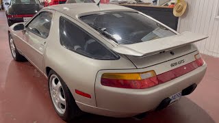 1993 Porsche 928 GTS 1 of 5 in Zermatt Silver Metallic Paint All Original 83719 Miles EXCELLENT [upl. by Damha]