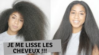 COMMENT LISSER PARFAITEMENT SES CHEVEUX BOUCLESFRISES OU CREPUS [upl. by Sonaj]