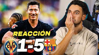 REACCIONES DE UN HINCHA al Villarreal vs Barcelona 15 INCREÍBLE [upl. by Hardan]