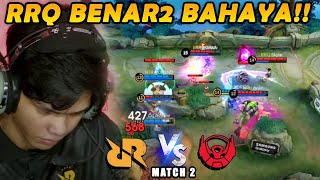 DRAFT SUPER JENIUS DARI RRQ BENER2 DILUAR NALAR COYYY  RRQ VS BTR MATCH 2 [upl. by Ennairod]