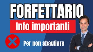 8 COSE IMPORTANTI DA SAPERE SUL REGIME FORFETTARIO [upl. by Carena]