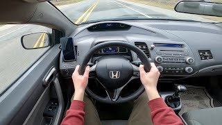 2006 Honda Civic POV Drive  Review [upl. by Sivel870]