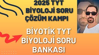 2025 TYT BİYOLOJİ SORU ÇÖZÜM KAMPI💥BİYOTİK YAYINLARI 🔥Enzimler Test1 [upl. by Sale951]