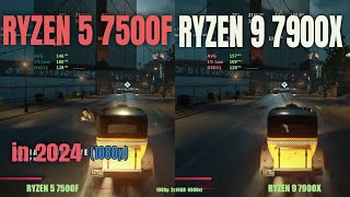 Ryzen 7900x vs 7500f in 2024 [upl. by Haral431]