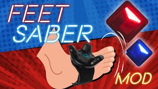 How to Install FeetSaber Mod for Beat Saber Quick Tutorial 2024 [upl. by Nodnarbal]