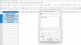 Como fazer lista suspensa no LibreOffice [upl. by Dorison125]