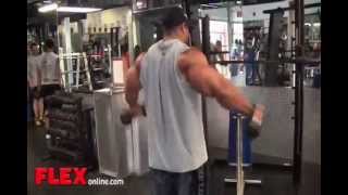 Roelly Winklaar  Depletion Workout for 2013 Chicago pro [upl. by Latvina407]