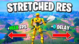 Die Beste STRETCHED RESOLUTION in Fortnite einstellen FPS Boost [upl. by Obed69]