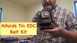 EDC Leather Altoids Tin Belt Kit [upl. by Anar318]