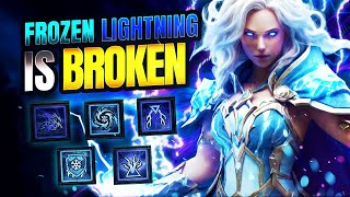 The NEW BEST ENDGAME Sorcerer Build  Lightning Spear  Frozen Orb PERFECTED  Diablo 4 Season 5 [upl. by Hafital]