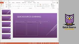 How to add text and text boxes to slides in PowerPoint 2013 [upl. by Diarmit]