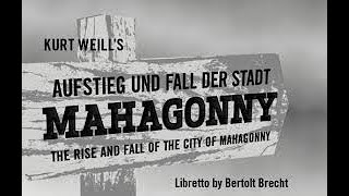 Lotte Lenya quotAUFSTIEG UND FALL DER STADT MAHAGONNYquot Kurt Weill [upl. by Orran]