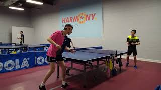 Elite TTC Goldenway Individual League  Div A  Henry Li 806 vs Zachary Mah 701  31 [upl. by Madel]