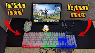 How To Play PUBG MOBILE With Mouse and Keyboard 🤯 ON Ipad  Like PC  Full Setup Tutorial [upl. by Annawd878]