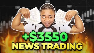 How I Made 3000 In 5 Seconds Trading The NFP News Release  The Straddle News Strategy FX305 [upl. by Penthea646]