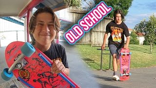 OLD SCHOOL SKATEBOARD CRUISING [upl. by Metts]