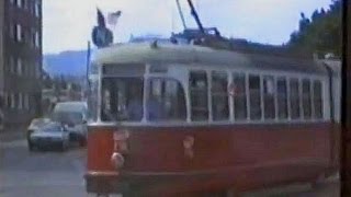 Wien Straßenbahn Linie N  Mai 1990  FWagen  Vienna Tram  Führerstandsmitfahrt [upl. by Derfliw630]