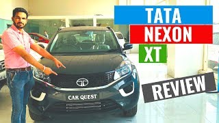 2019 Tata Nexon XT Variant Full Detailed Review  Interior amp Exterior  Specification  CarQuest [upl. by Nave]