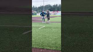 Will Franklin’s on field postgame interview at the 2024 NWAC Championship Franklin hurled a CG [upl. by Wilber]